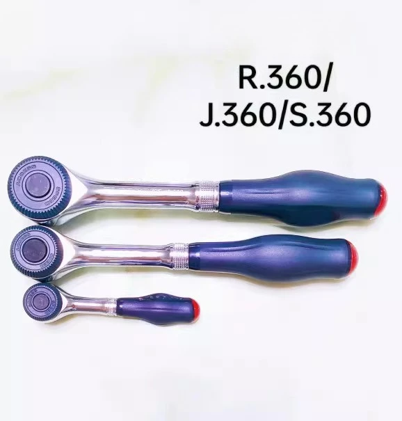 Quick Removal Ratchet Wrench R.360/J.360/S.360 Versatile Tool for Home Auto Repair Black Color