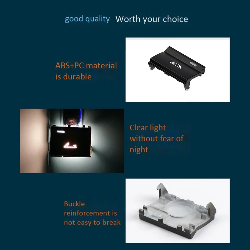 #50K Automotive Parts & Accessories,Car Switch Unit Centre Console Roadster Switch Button (A) (Black)