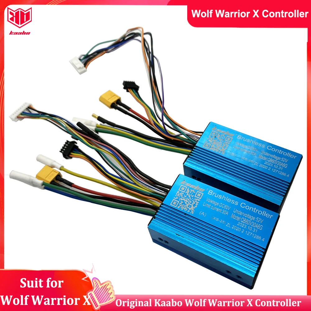 

Original Kaabo Wolf Warrior X 60V 30A Sine Wave Controller Suit for Kaabo Wolf Warrior X 60V 21Ah with HUB version E-Scooter