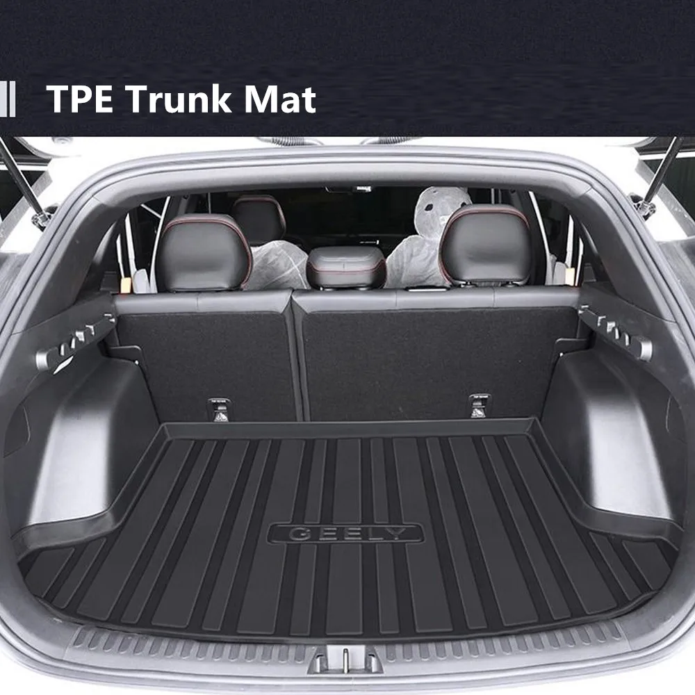 For Geely Boyue COOL 2023 Trunk Mat TPE Trunk Pad Waterproof Modification Interior Decoration Boyue Pro/X Rear Trunk Cushion