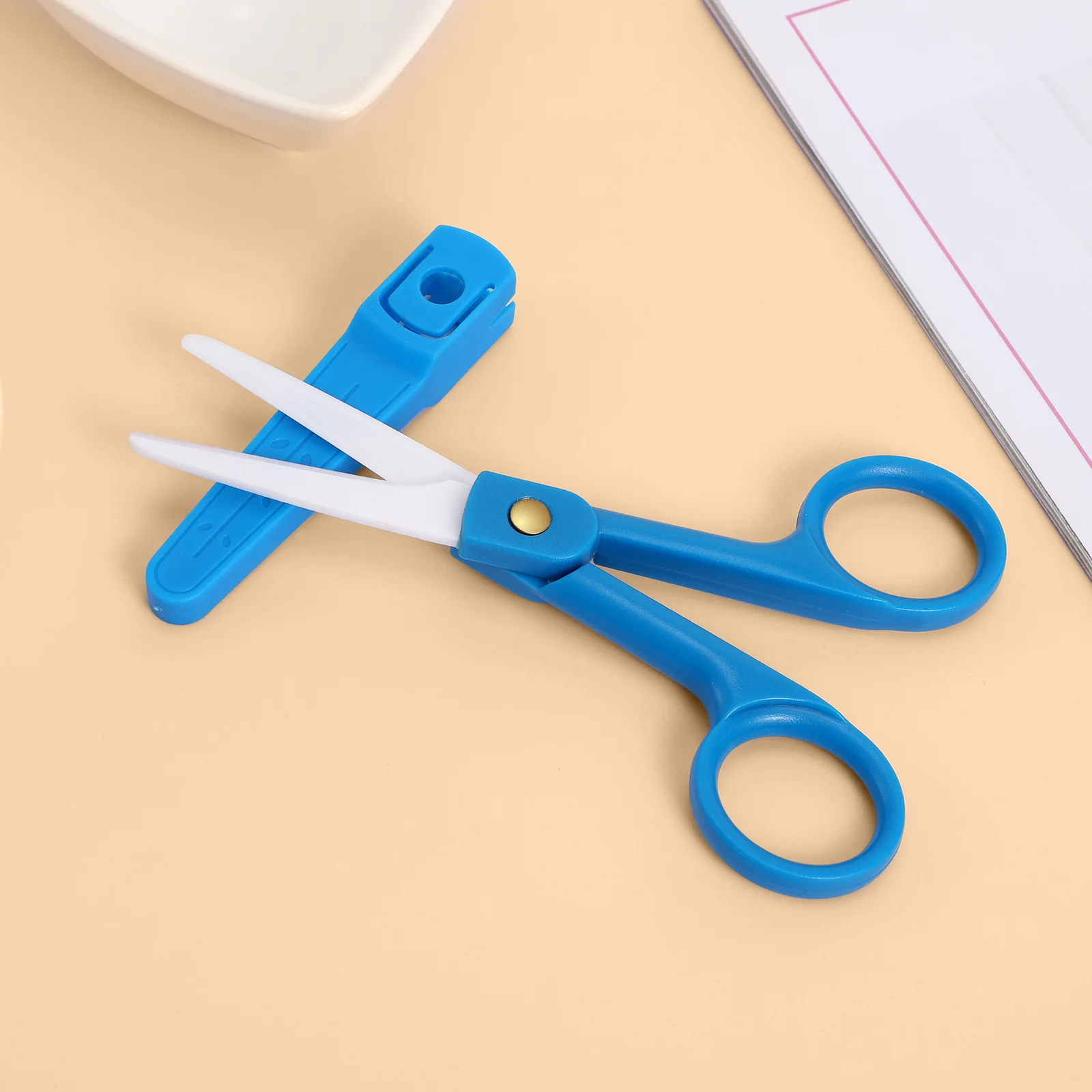 

Supplement Scissors Safety Grinding Tool Baby Accessories Kids Supplementary Food Crushed Scissors Durable Plastic Ideal