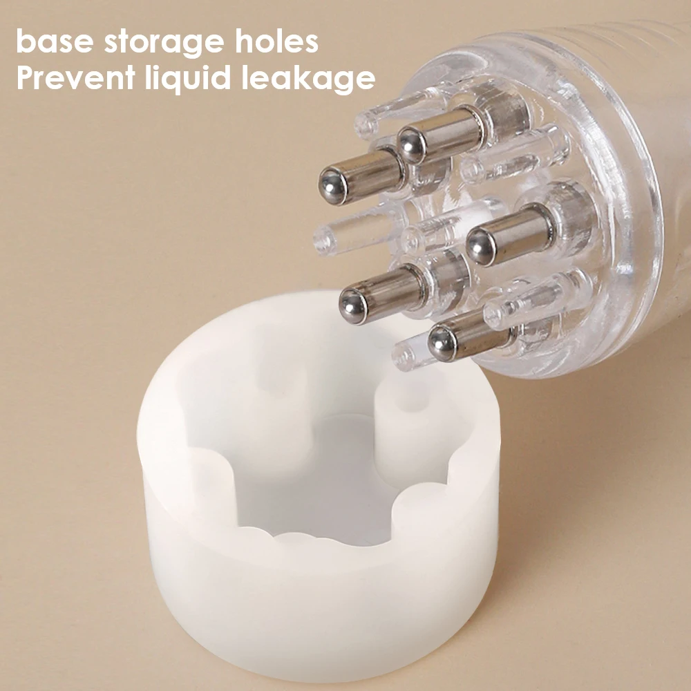 ポータブル頭皮アプリケーター液体コームミニマッサージコームエッセンシャルオイル液体ガイドマッサージャー抗脱毛頭皮ヘルスケア