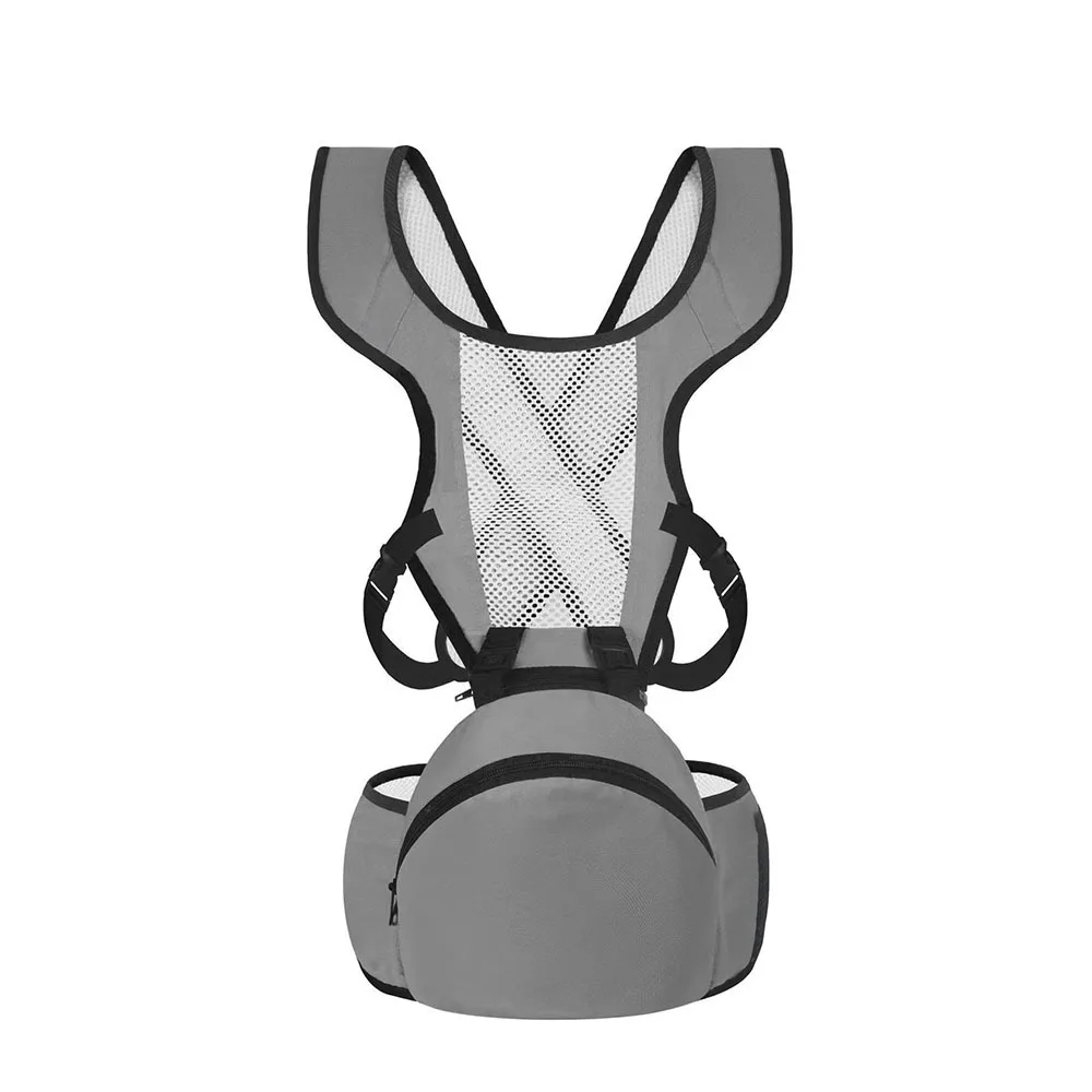 

Swaddle Wrap Baby Carrier Backpack Breathable Fabric Adjustable Straps Baby Waist Stool Comfortable Hands-Free