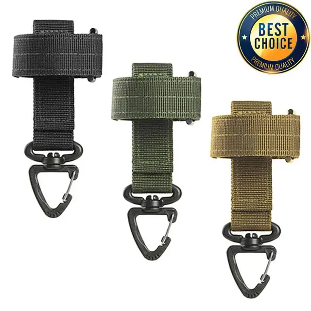 Wielofunkcyjne rękawice nylonowe Hak Rękawice robocze Klips zabezpieczający Outdoor Taktyczna lina wspinaczkowa Camping Wiszący Buck Outdoor Camping