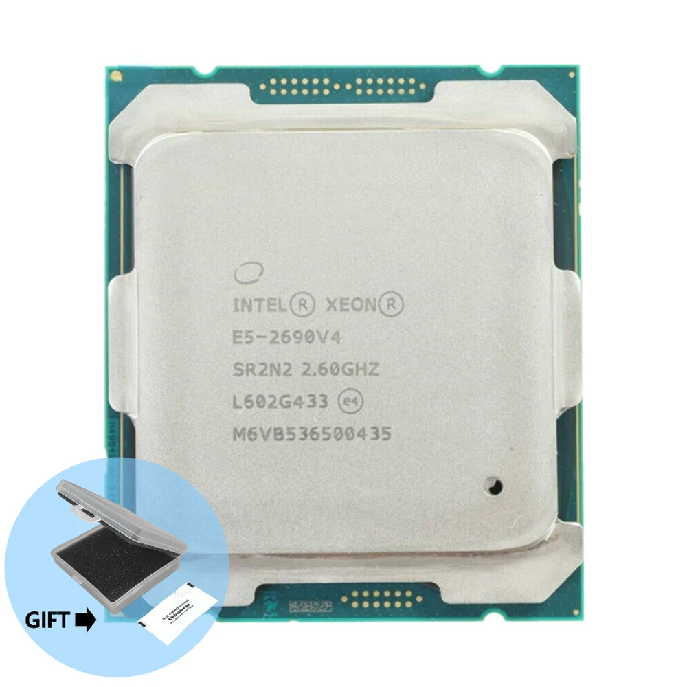 

Intel Xeon E5 2690 V4 processor 2.6GHz Fourteen nuclei 35M 135W 14nm LGA 2011-3 CPU