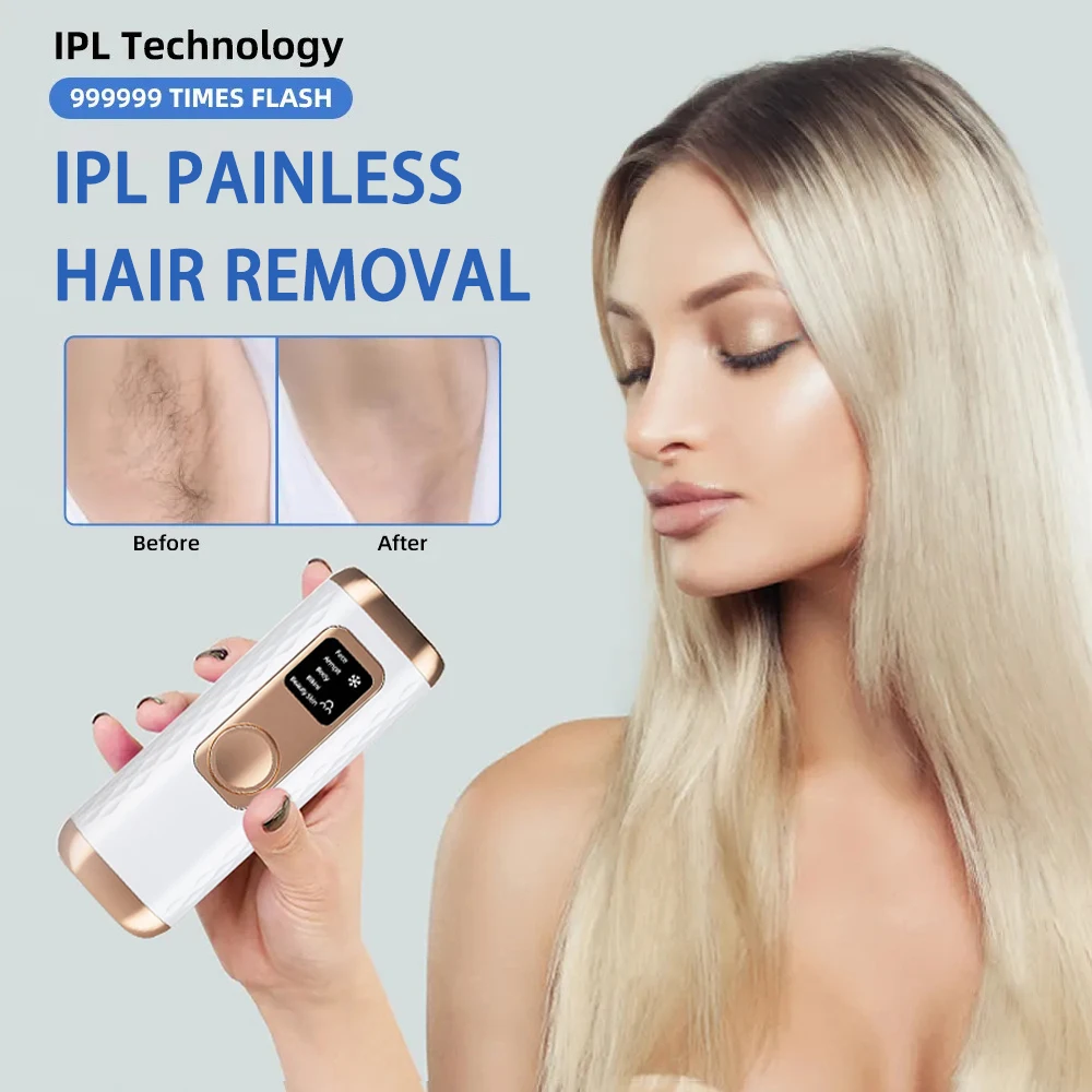 IPL Depilator Laser Epilator Painless For Women Hair Removal Home Use Devices For Men Women