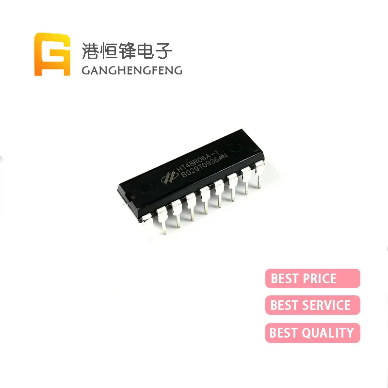 10PCS/LOT  NEW  HT48R06A HT48R06A-1  DIP18  SOP18 Microcontroller IC - 8-Bit RISC Computing Solution (DIP-18 Package)