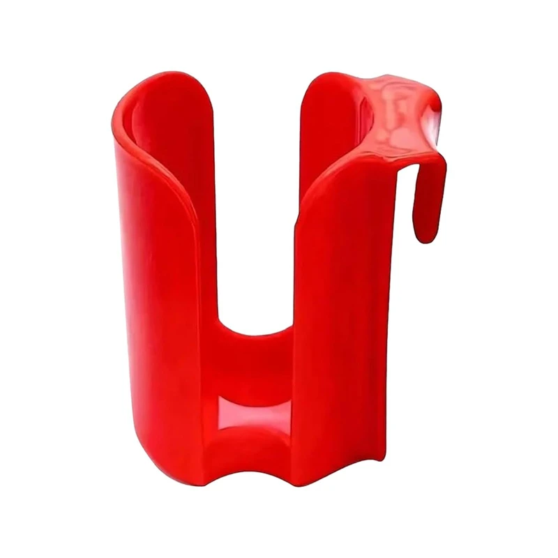 MAKE-10PCS suporte de biscoito caneca vermelho rack de biscoito reutilizável copo de plástico lateral organizador de biscoitos pendurado armazenamento de biscoitos