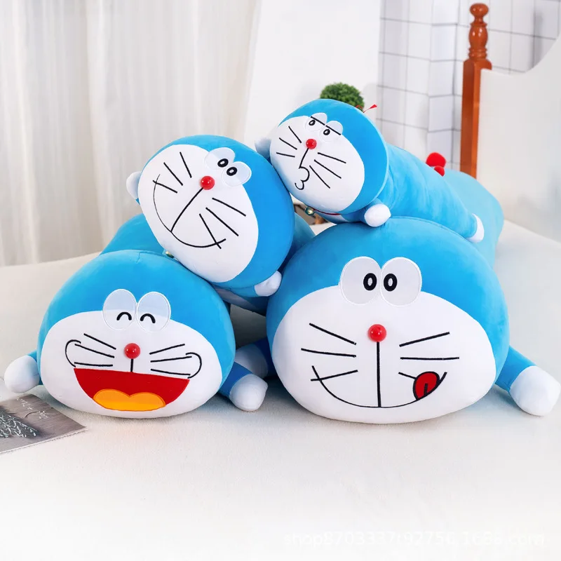Nuevo Peluche de Doraemon de 40 cm, Adorable Gato Gordo Azul, Muñeco de Peluche, Almohada, Peluche para Regalo de Cumpleaños, Navidad, Regalo Creativo