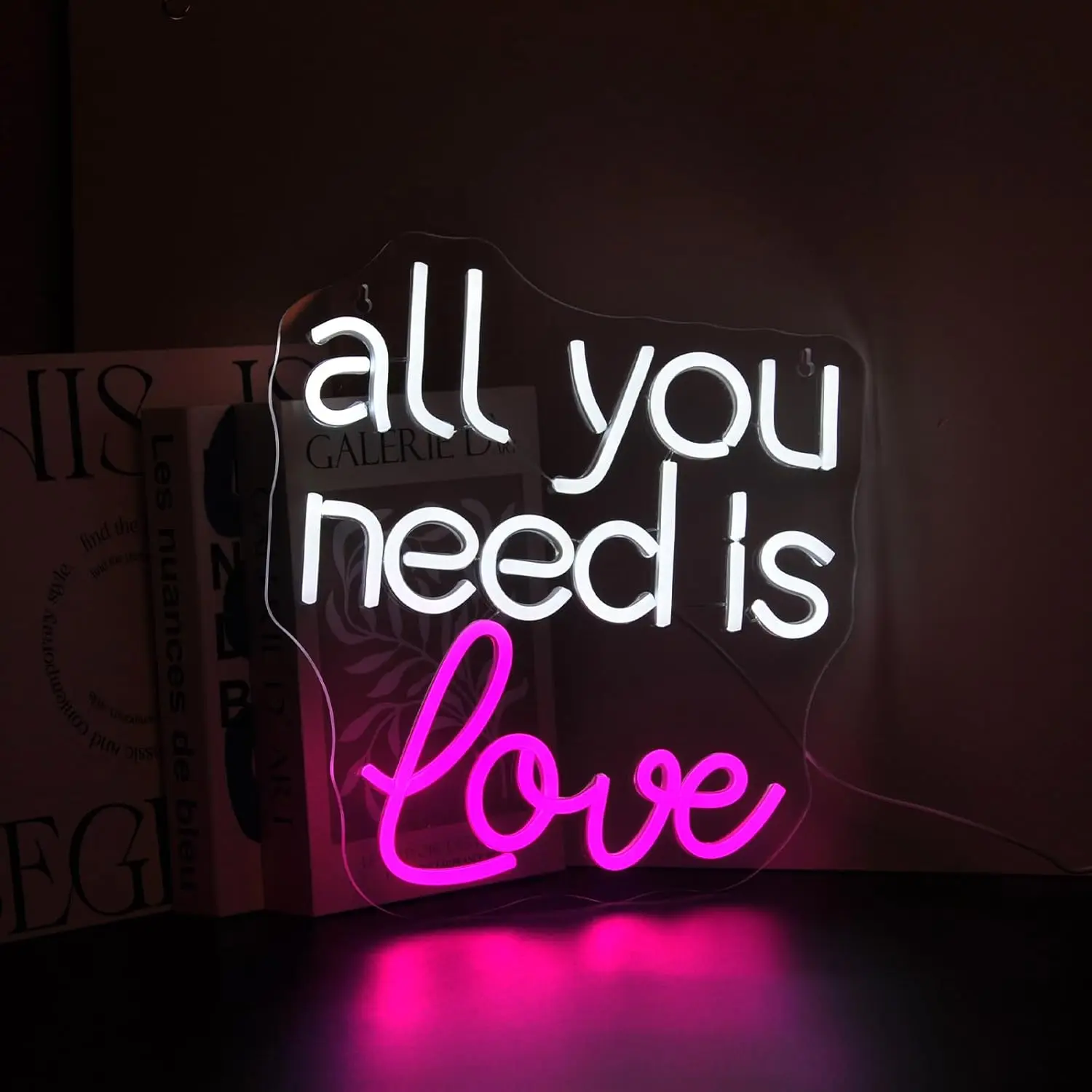 愛を込めたledネオンサイン、usb調光式ネオンライトサイン、ゲームルーム、寝室、バー、リビングルーム、誕生日パーティー、壁飾りに最適