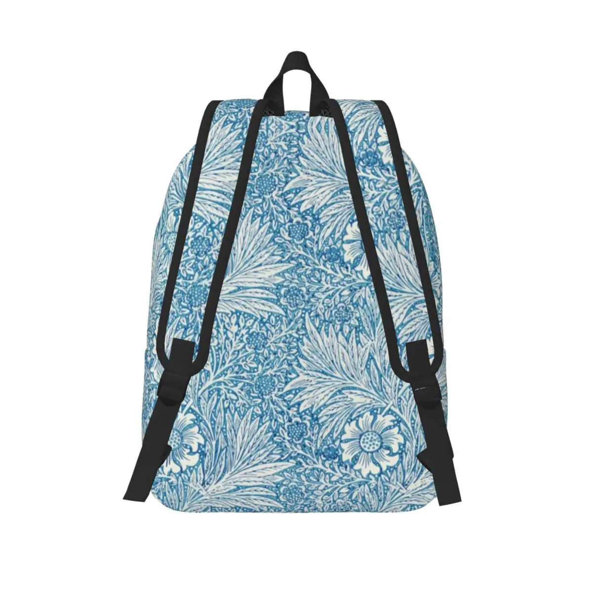 Marigold-mochila de lona con estampado Floral para niño y niña, morral escolar para estudiantes, guardería, preescolar, viaje, William Morris