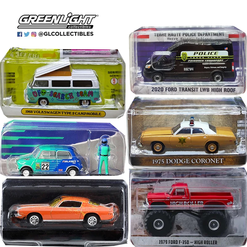 

Greenlight 1/64 Proportion 1979 Ford F-350 Monster Truck Series Diecast Model Alloy Car Child Christmas Gift