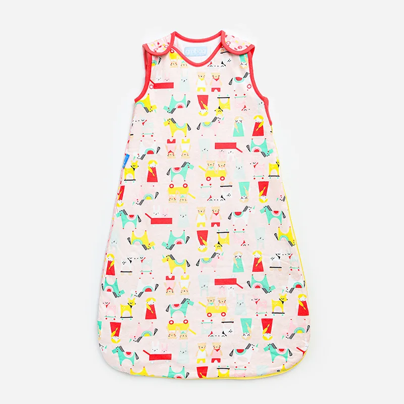 

Autumn Winter Thickened Boys Girls Warm Sleeping Bag Children's Cartoon One-piece Sleeping Bag Newborn Anti-kick Sleeping Bag