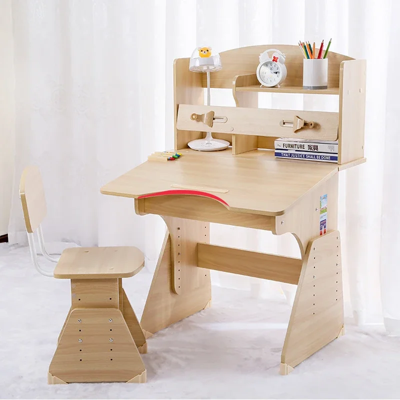 Preschool Table Mini Children's Wood Kids Set Desk Chair Chairs Child Kindergarten Room Desks Girl School Furniture Tables