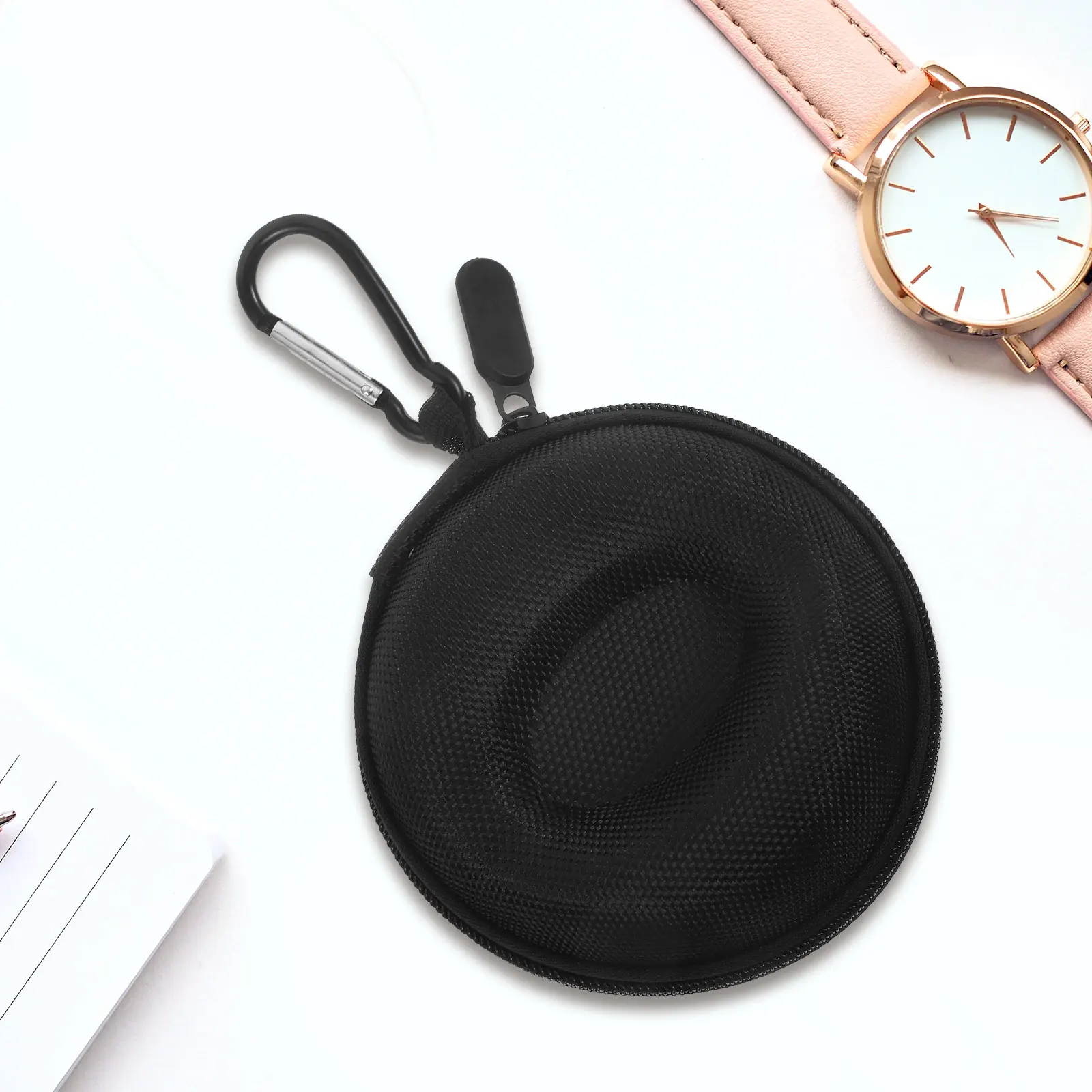 

2Pcs Watch Storage Bag EVA Portable Travel Case Single Holder Outdoor Camping Accessories Watch Box
