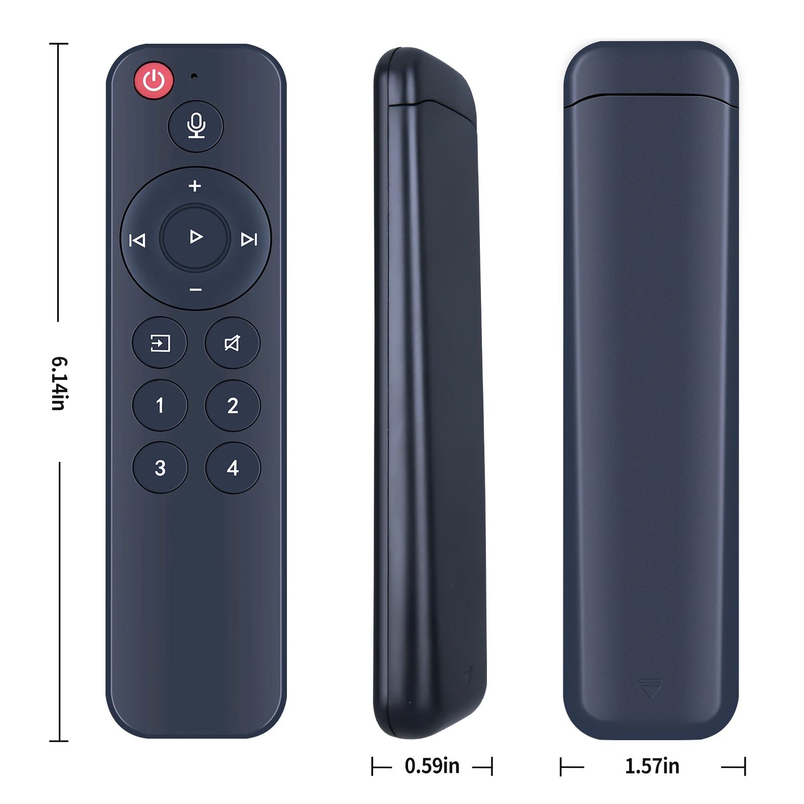 New Voice Remote Control For WiiM Mini Pro Plus AirPlay 2 Receiver Audio Streamer