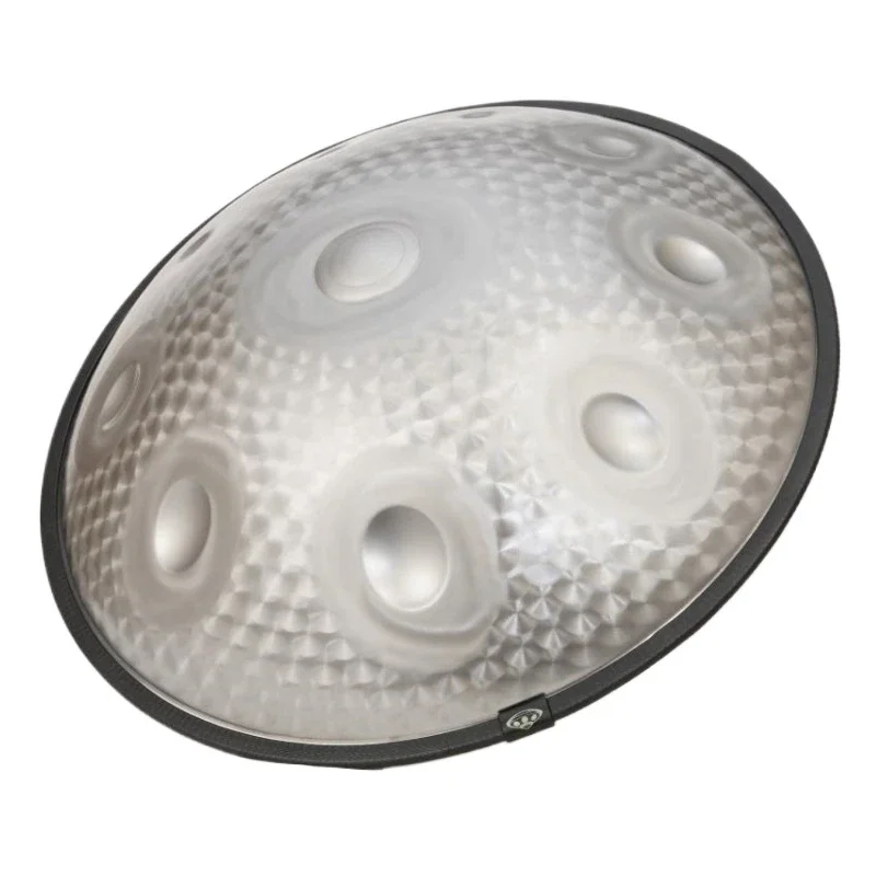 

432/440Hz 9/10 note D minor steel silvery tongue drum authentic handpan professional yoga meditation percussion instrument