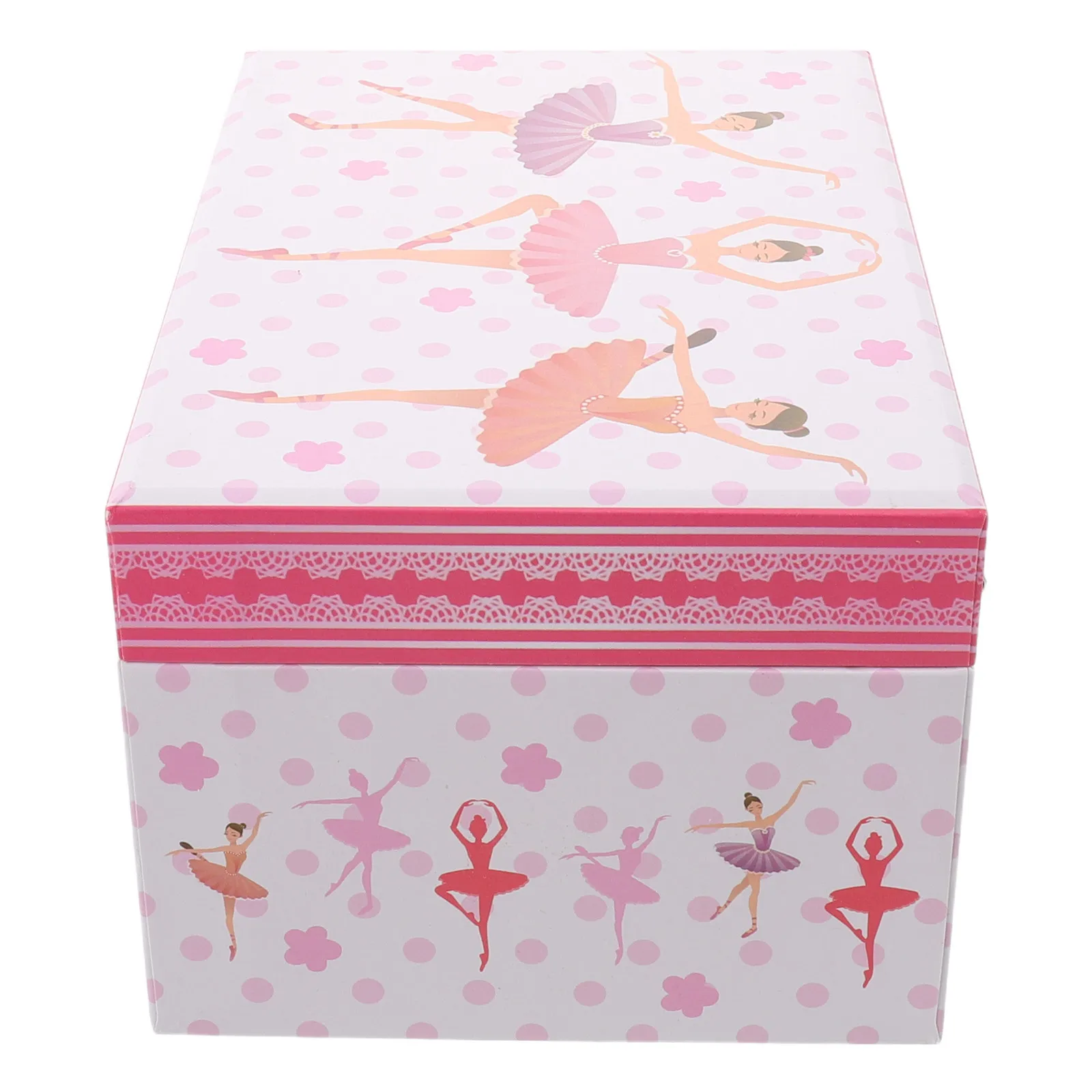 Girls Ballet Music Box Musical Jewellery Box Elegant Wind-Up Dancer Jewelry Storage Case Birthday Christmas Gift
