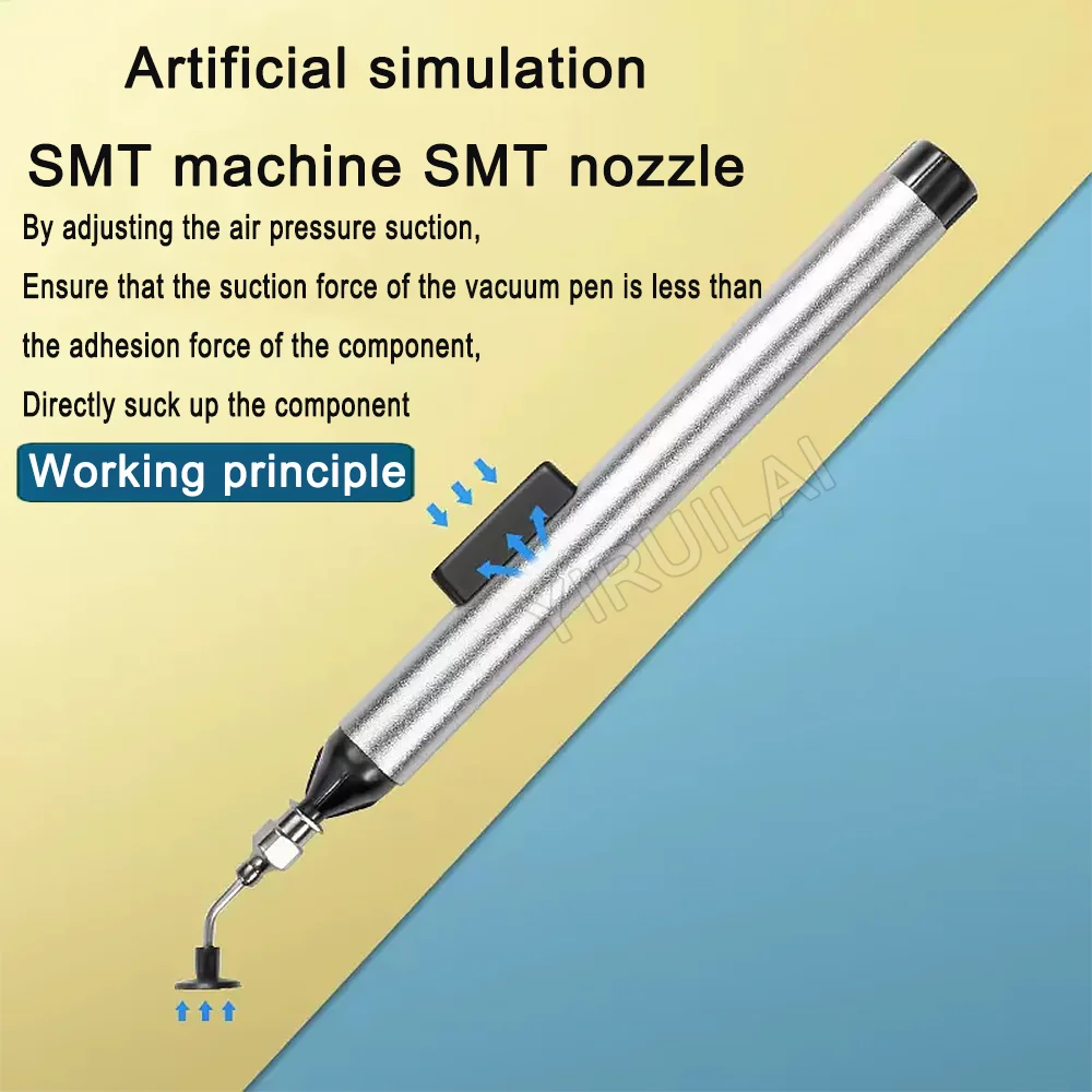 فراغ مص شفط القلم مزيل مصاصة مضخة IC مصلحة الارصاد الجوية الملقط التقاط أداة لحام ديسولديرينغ أدوات مع 3 رئيس شفط