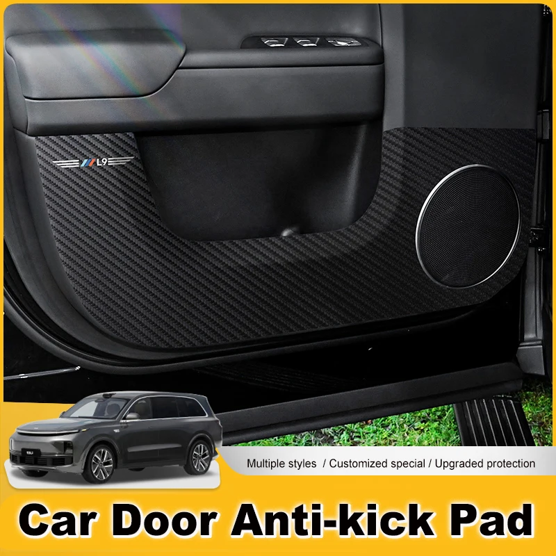 

For Ideal Lixiang L9 Door Anti-Kick Pad Waterproof Protector Sticker Car Interior Accessory Sill Scuff Plate Pedal Decor
