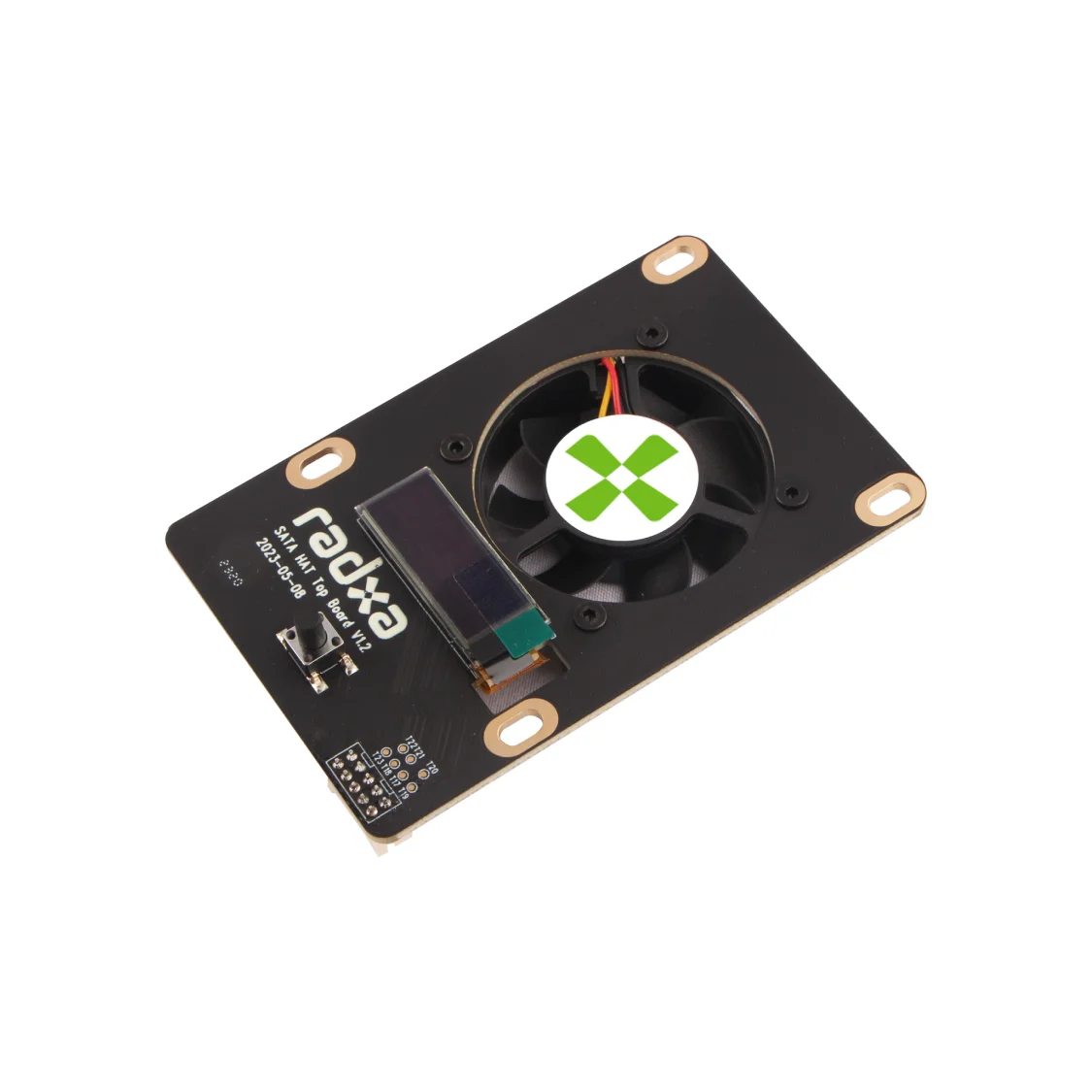 Placa superior Radxa Penta SATA HAT, projetada para Radxa Penta SATA HAT