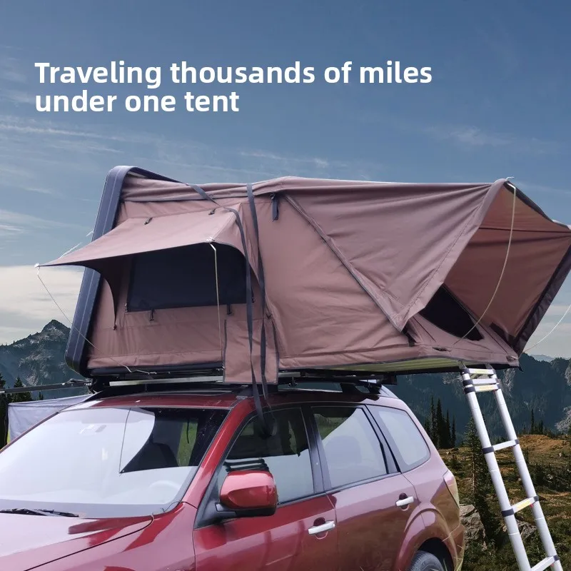 

Side-Fold Roof Top Tent Hard Shell Waterproof For SUV & Off-Road Camping Easy Setup For Outdoor Travel Road Trips