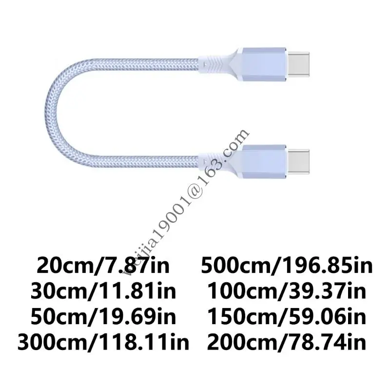 USB CからUSB Cケーブル高速充電ケーブル480Mbpsデータ転送Androids .H05A