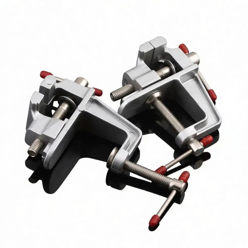 Durable Small Bench Vise For Workbench Flat Jaw Vice Hand Tool Portable Fixation Clamp For Hobby Crafting Metal Work