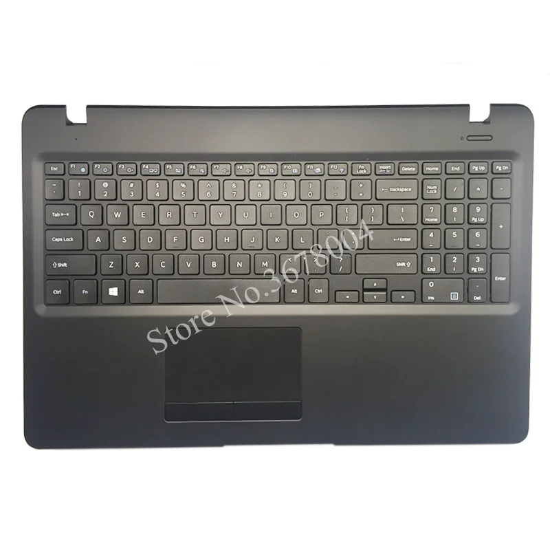 A+For samsung NP530E5M 530E5M English keyboard US Palmrest COVER With Touchpad