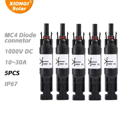 XIONGISOLAR 5 Pcs Diode PV Connection 10A 15A 20A 30A Blocking Diode to Connect Solar Panels in Parallel Solar Connector