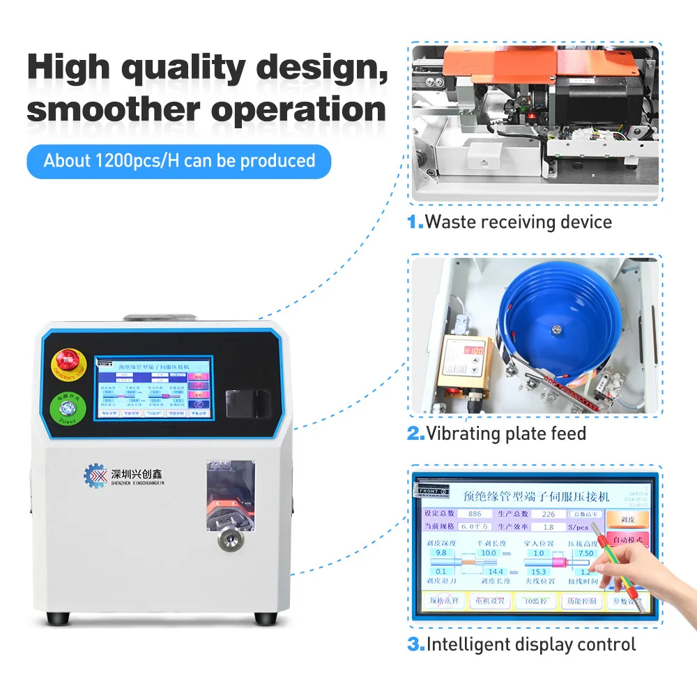 La fabbrica automatica XCX-P16 vende direttamente la macchina per crimpare capocorda pneumatica portatile