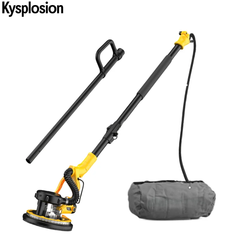 

110V/220V Dust Free Wall Sander Self-Dust Absorption Grinding Polisher with Dual LED Adjustable Drywall Sanding Machine