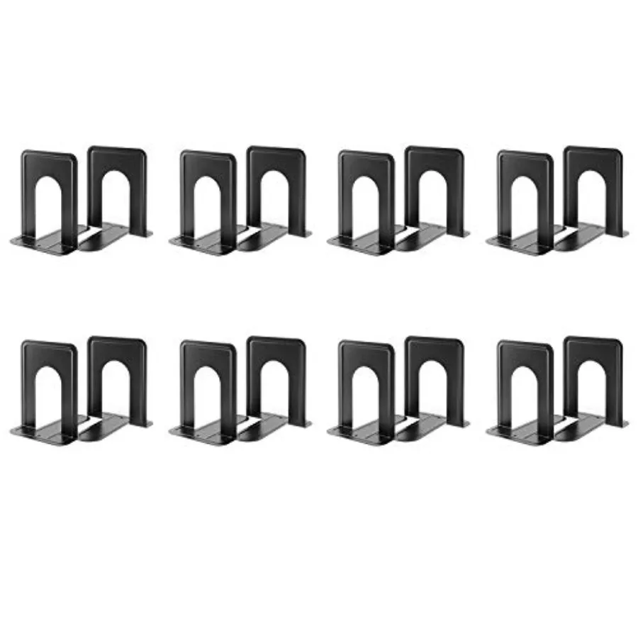 

Универсальные премиальные подставки для книг, нескользящие металлические упоры для книг, сверхпрочные ограничители для книг/фильмов/CD-дисков/видеоигр