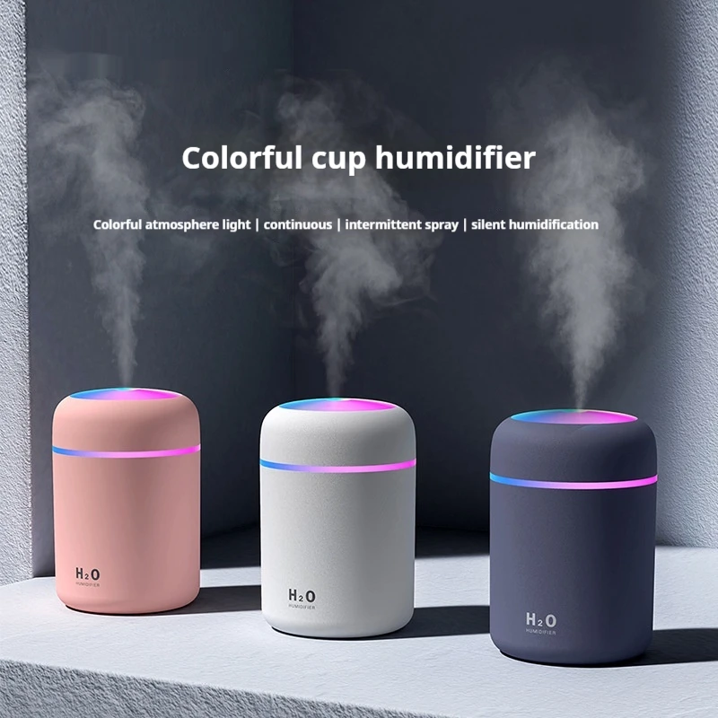 Car Humidifier Mini Aromatherapy Humidifier Car Air Purifier Livingroom Small Atomization Vehicle Electric Appliance 3 Colors