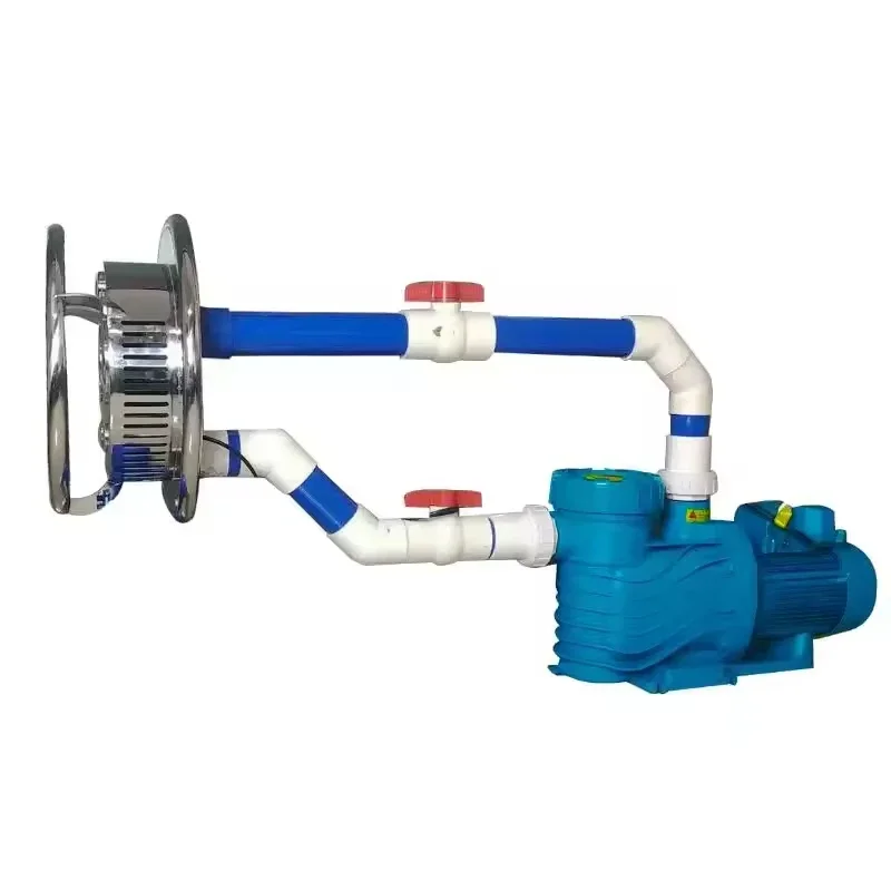 Prático contra-corrente nadar jato infinito piscina fluxo de água máquina de treinamento de natação com 2hp & 1.5hp aço spa e bomba