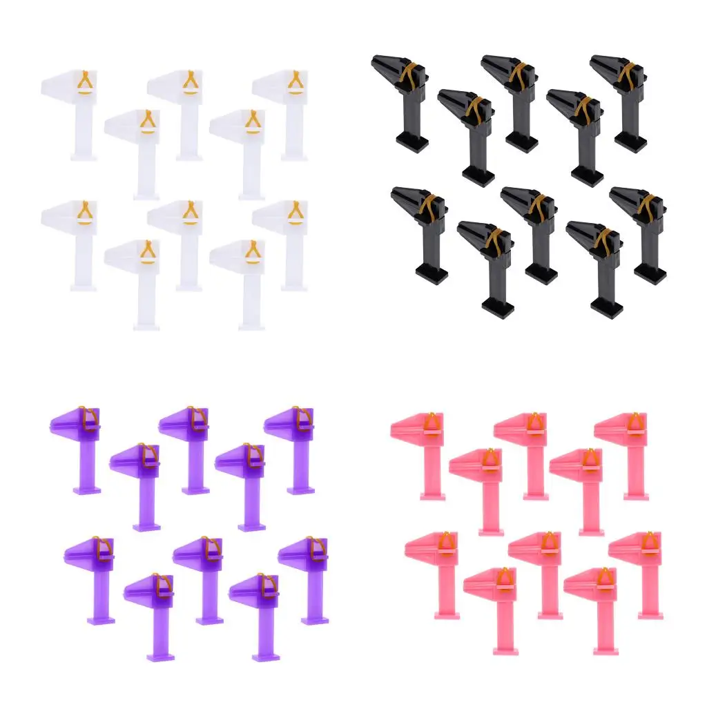 10개/세트 플라스틱 손톱 수리 클립 네일 팁 도구 네일 핀처