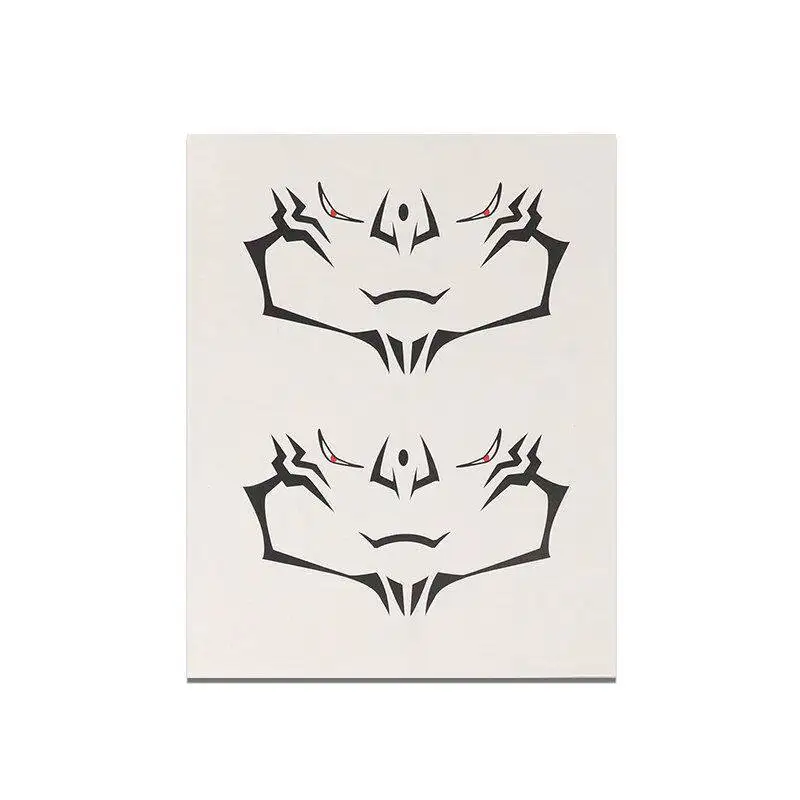 Anime Accessories JJK Cosplay Waterproof Sticker HalloweenParty Masquerade Fake Temporary Tattoo Stickers Prop ﻿