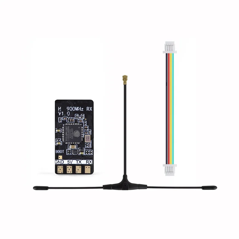 【Compre-o-comer!】Para drones FPV Freestyle/Long Range ELRS 915Mhz Receptor Firmware 3.3.0 Componentes DIY