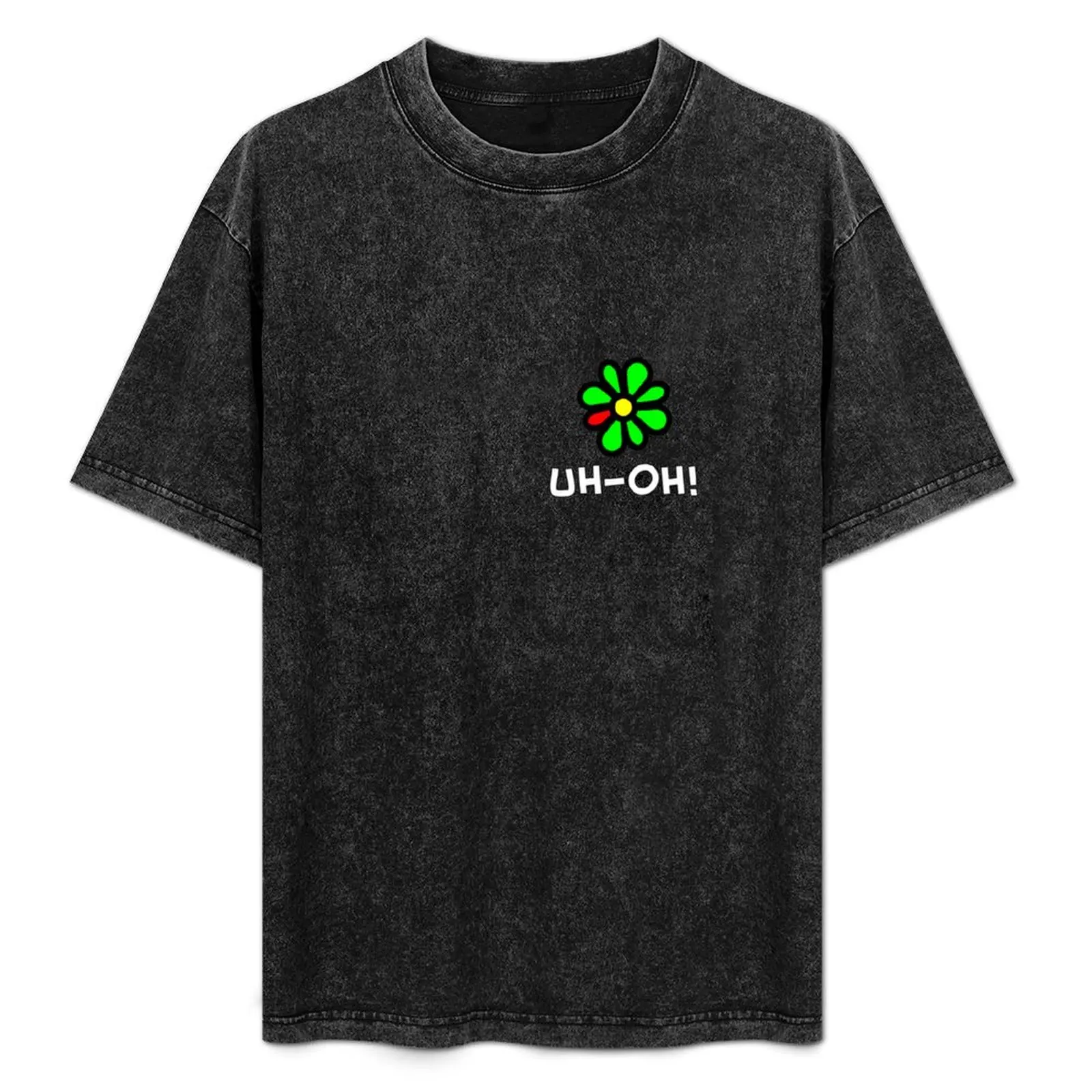 Mirabilis ICQ Uh Oh! TeeShirt T-Shirt Fitness Training Breathable Tee