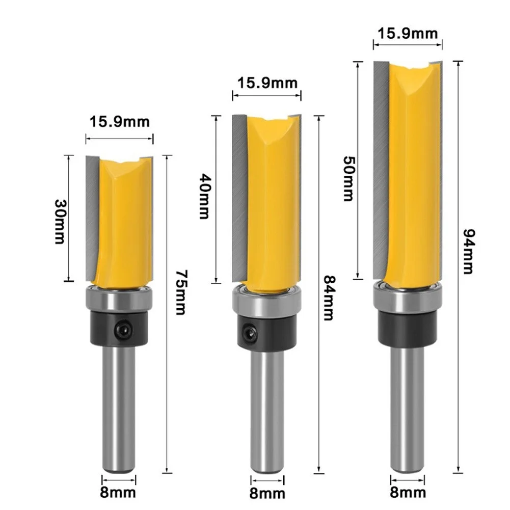 Cemented Carbide 8*5 8*30 Router Bit Suitable For Machine Tools Used For Hand Making Various Sizes Available 8mm Shank