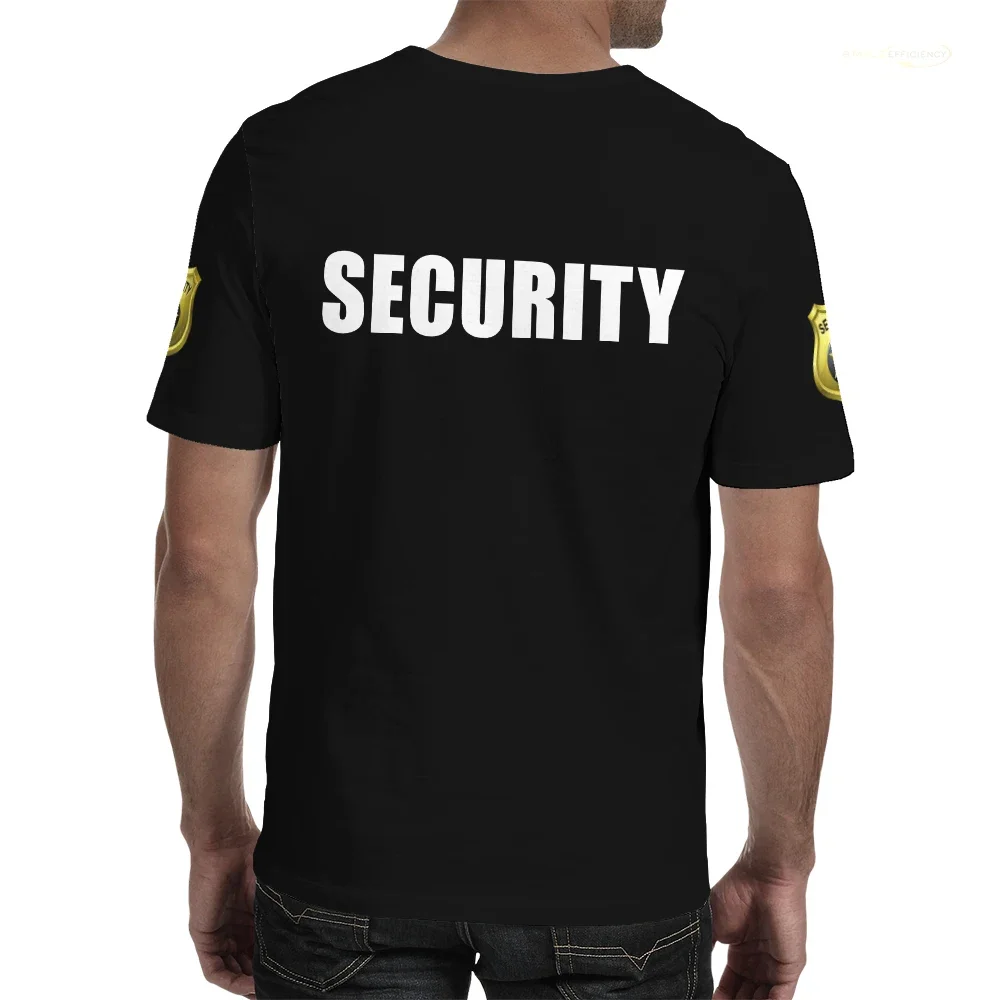 Classic Security Worker Tshirts Bodyguard Guard Professional Work Clothes Comfortable Breathable Graphic Tees 2024 Men Clothing