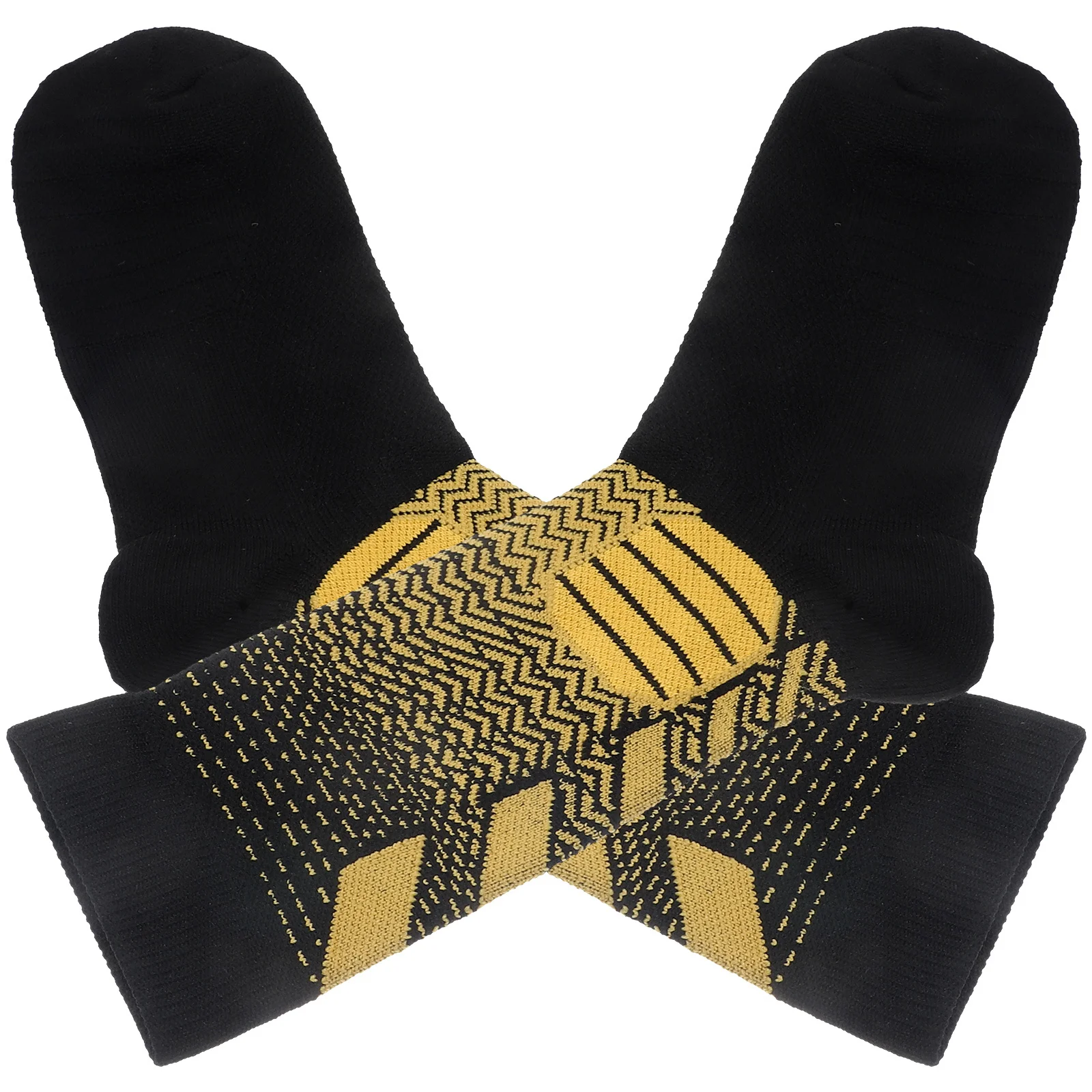 1 Pair Thickened Cushion Sports Breathable Quick-Dry Mid Calf Men Basketball Socks Running Training Hiking Wrestling Outdoor