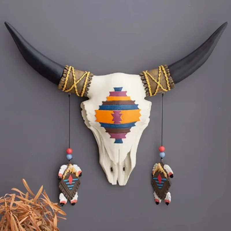 3D Bull Head Wall Decor Modern Animal Sculpture, Home Decoration Accessories, Living Room Art, Decorative Figurine