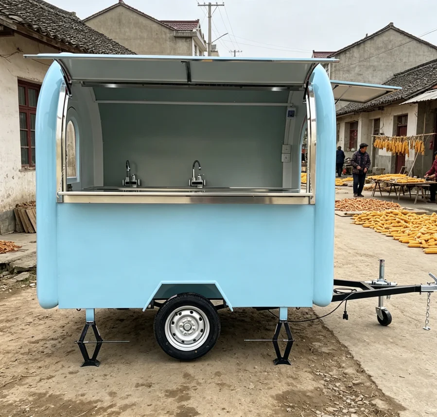

Complete Mobile Food Trailer Package Yugong Ready To Cook Concession Unit Wholesale Price
