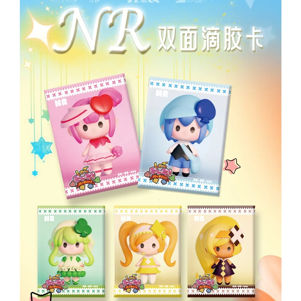 Magical Girl Anime Shugo Chara Collection Cards Hinamori Amu Mashiro Rima Retro Fashion Vivid Lovely Comic Cards Kids Toys Gifts