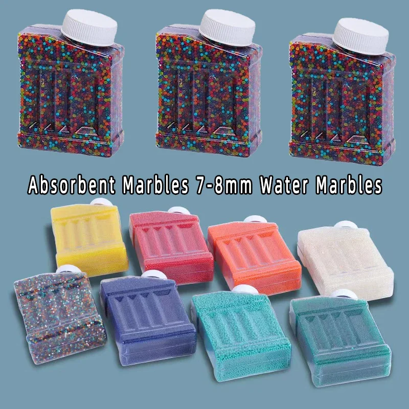 RRWater Absorbent Premium Crystal Clay Bullet Beads Works For Gel Ball Gun And Splatter Ball Blaster Non-Toxic No Stain