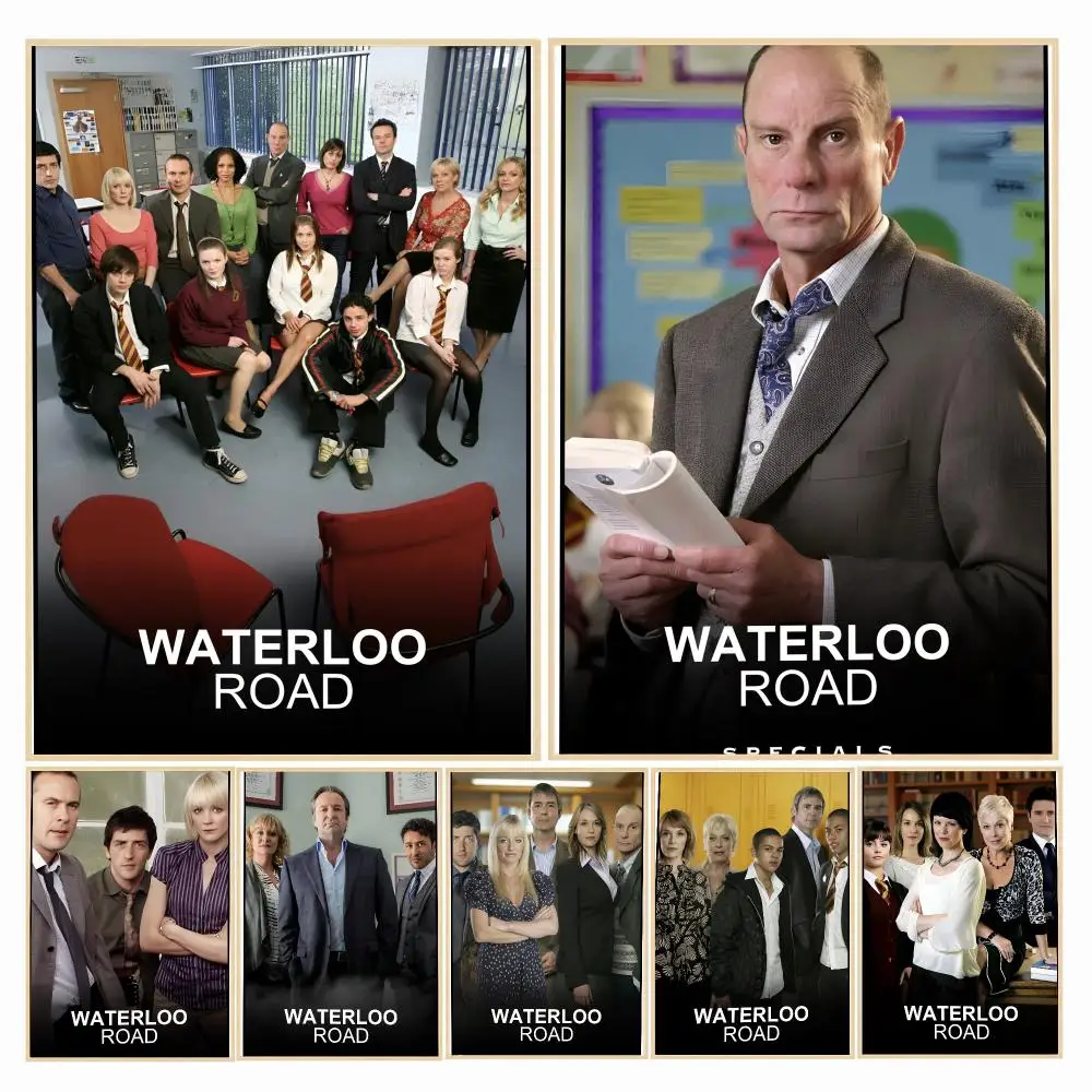 tv series W-Waterloo Road-D Poster Decorative Wall Art Sticker for Cafe Office Bedroom and Living Room