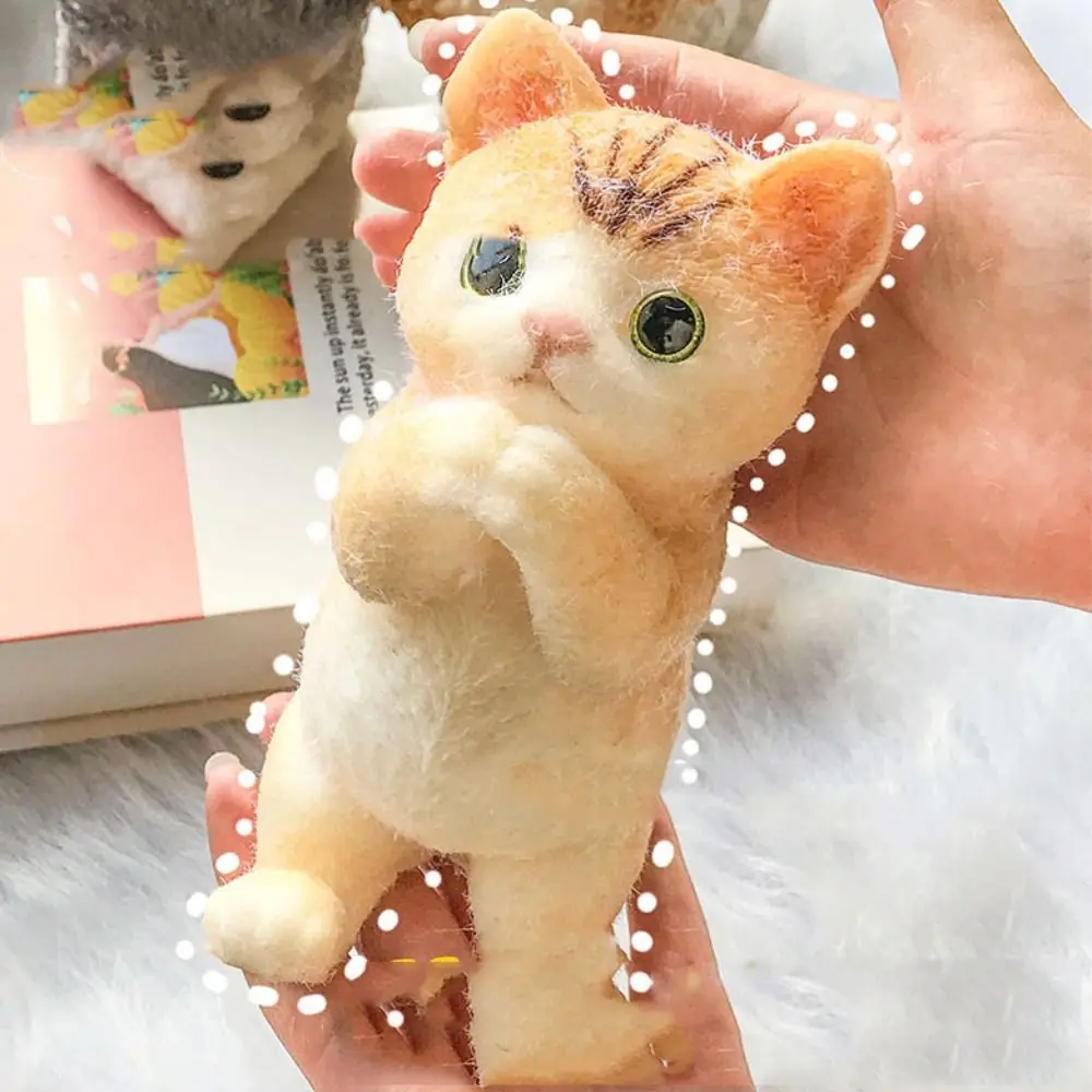 

Cute Slow Rebound Big Cat Doll Squeeze Toy Cartoon Colorful Simulation Cat Squeeze Toys Soft Mini Cat Fidget Toy Adults