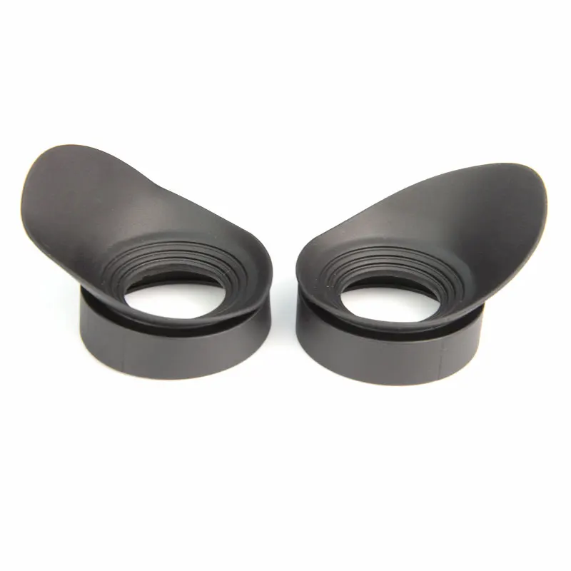 2 PCS 40mm Dia. Rubber Eyepiece Eye Shield Eye Guards Binoculars Microscope Eye Cups