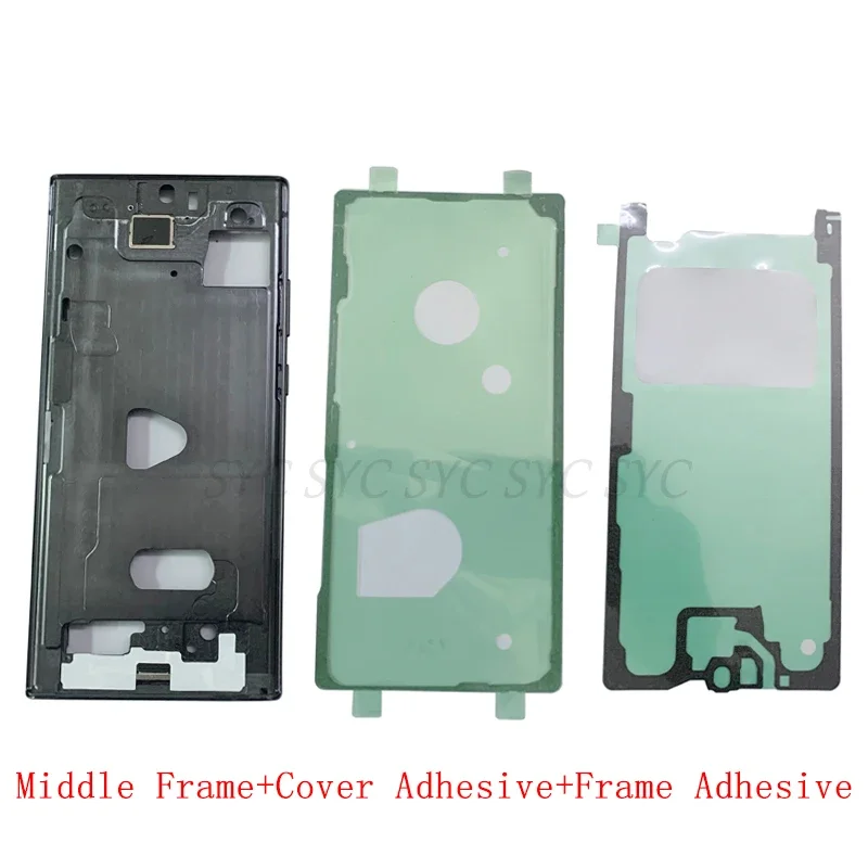 Middle Frame Center Chassis Cover For Samsung Note 20 N980 20 Ultra N985 N986 Phone Housing Metal LCD Frame Repair Parts